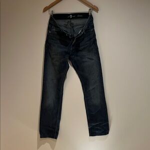 7 For All Mankind Blue Jeans Slim Fit Stretch